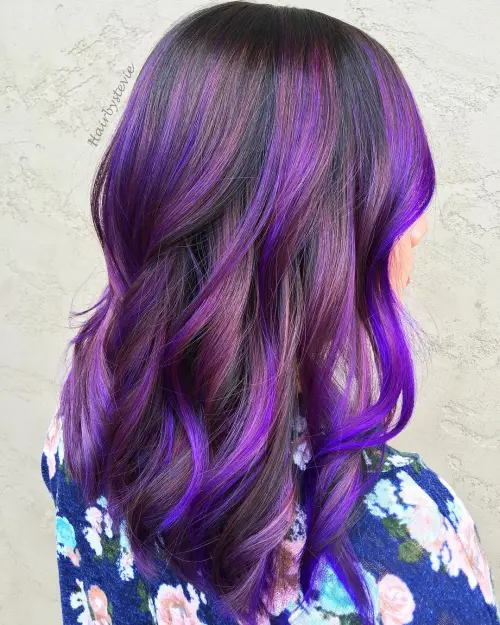 20 Purple Balayage Ideas from Subtle to Vibrant - Hairstyles Academy